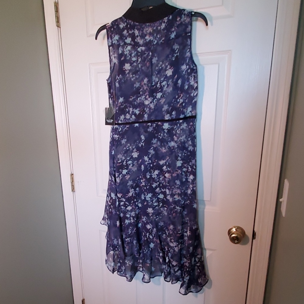 NWT Simply Vera Vera Wang Ruffled Shirt Dress - Picture 6 of 8